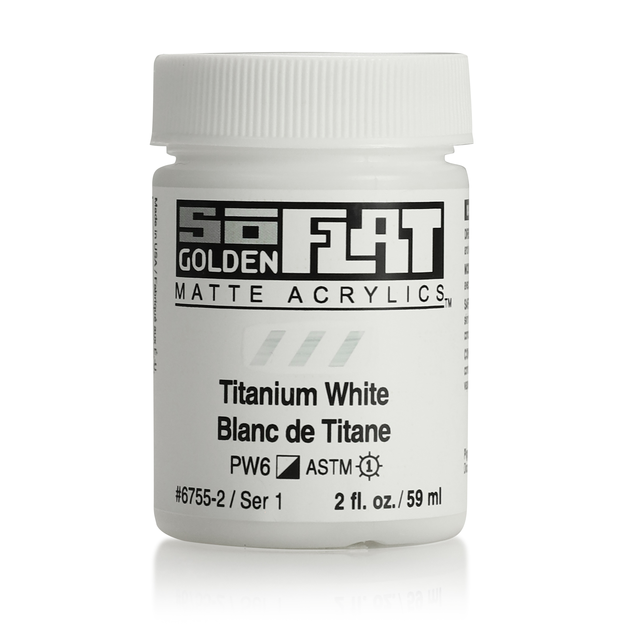 Golden Soflat 2oz Titanium White