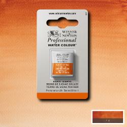 Winsor & Newton Professional Watercolour Burnt Sienna Half Pan