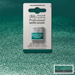 Winsor & Newton Professional Watercolour - Cobalt Deep - Half Pan