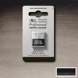 Winsor & Newton Professional Watercolour Ivory Black Half Pan