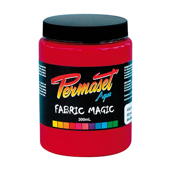 Permaset Aqua - Fabric Magic Ink - Bright Red - 300mL
