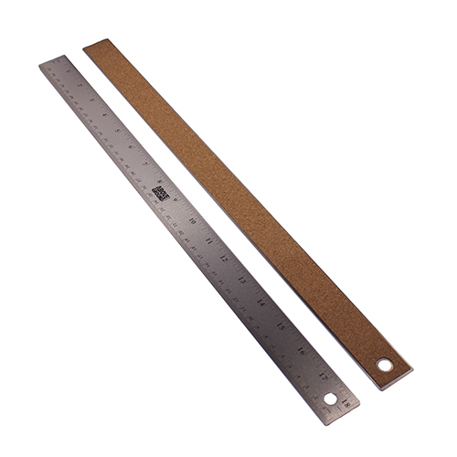 Steel Ruler Non Slip 18" 45cm