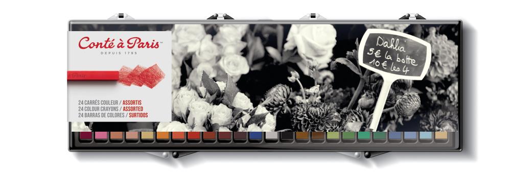 Conté a Paris Conte Crayons Assorted Set of 24