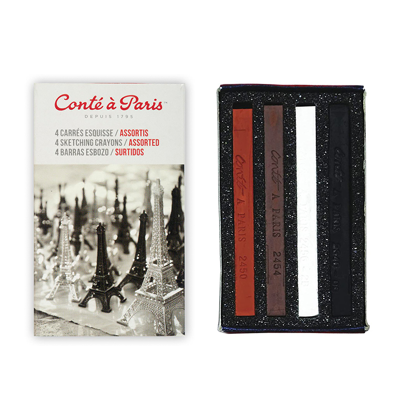 Conte Crayon 2 Pack Grey