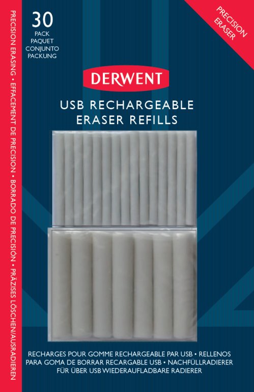 Derwent USB Rechargeable Eraser Refills