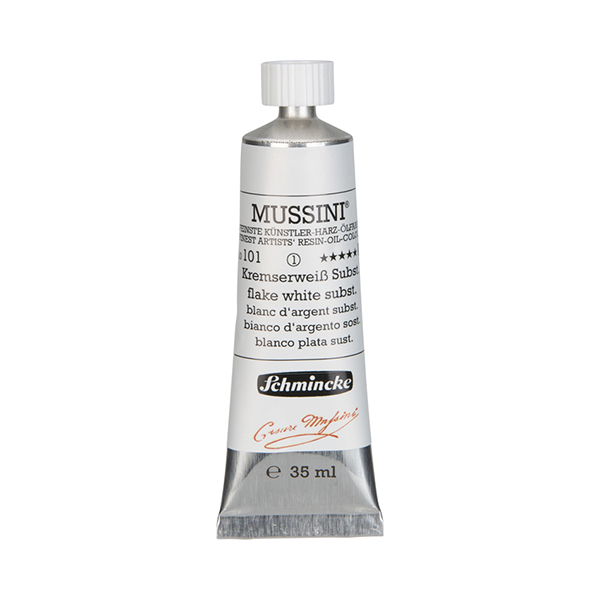 Schmincke Mussini Artists' Oil Colour - 35mL - Flake White Subst.