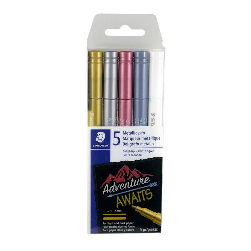 Staedtler Metallic Ink Pens 5 Pack