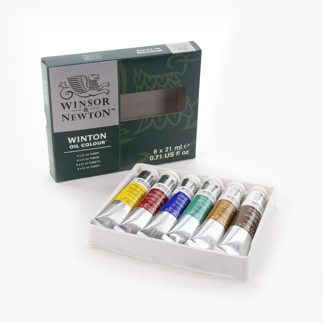 Winsor & Newton Winton Oil Colour Set of 6x21ml