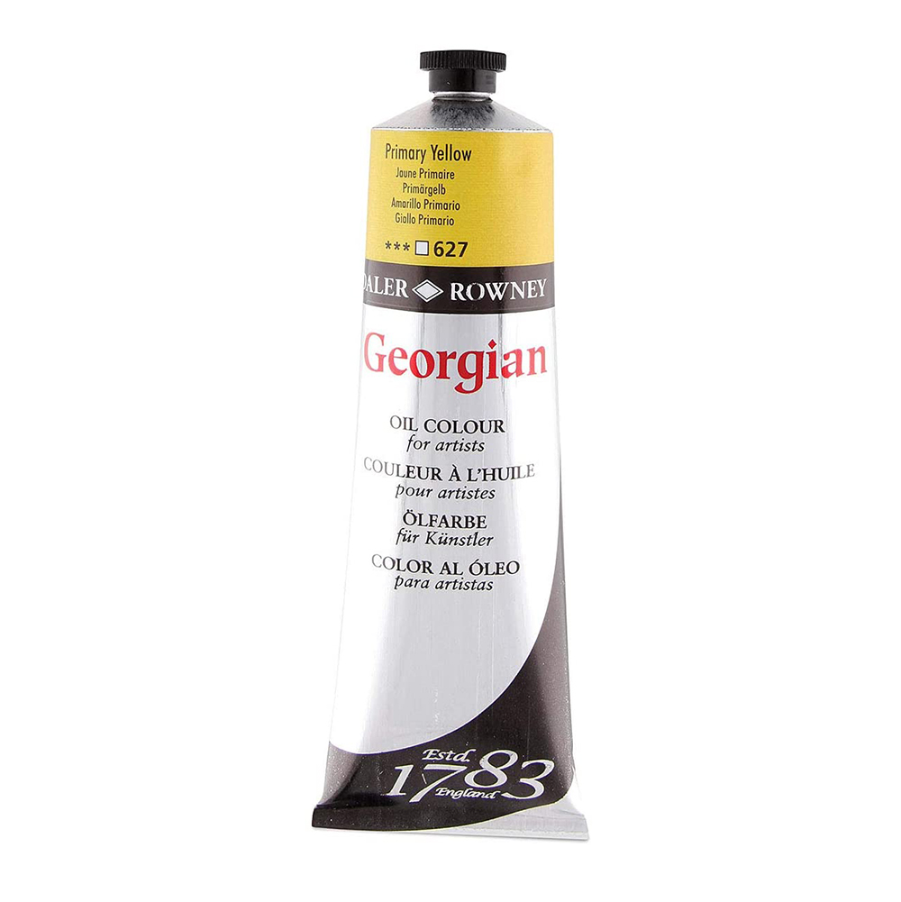 Daler-Rowney Georgian Oil Colour - 225mL Tube - Primary Yellow