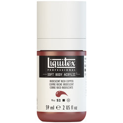 Liquitex Soft Body Acrylic - Iridescent Rich Copper - 2oz