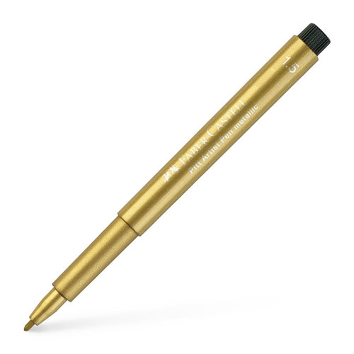 Faber-Castell - Pitt Pen -  Metallic Gold - 1pk