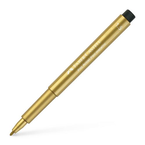 Faber-Castell - Pitt Pen -  Metallic Gold - 1pk