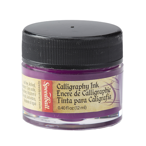 Speedball Calligraphy Ink 12mL Deep Purple