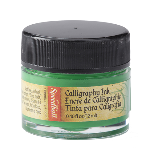 Speedball Calligraphy Ink 12mL Emerald Green