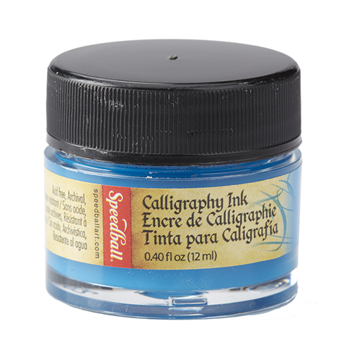 Speedball Calligraphy Ink 12mL Indigo Blue