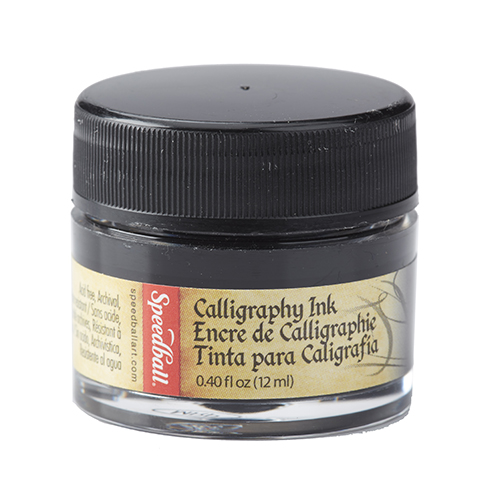 Speedball Calligraphy Ink 12mL Super Black