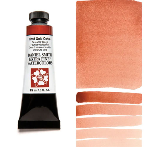 Daniel Smith Extra Fine Watercolor 15ml - Fire Gold Ochre 