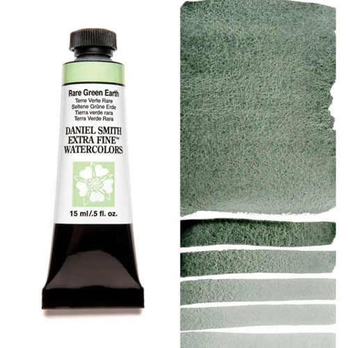 Daniel Smith Extra Fine Watercolor 15ml - Rare Green Earth