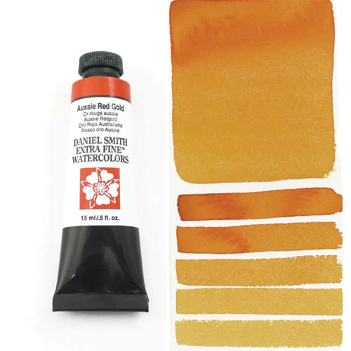 Daniel Smith Extra Fine Watercolor 15ml - Aussie Red Gold