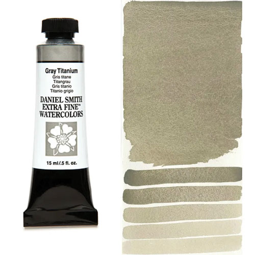 Daniel Smith Extra Fine Watercolor 15ml - Gray Titanium