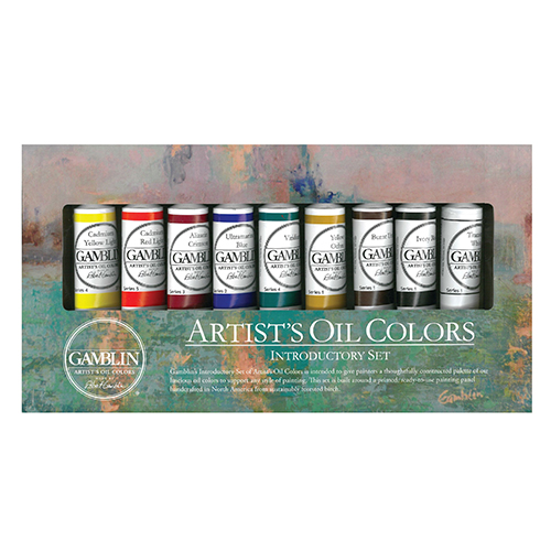  Gamblin Artists' Oil Paints Introductory Set