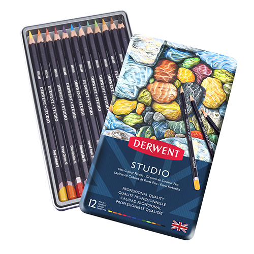 Derwent Studio Colour Pencils Set of 12