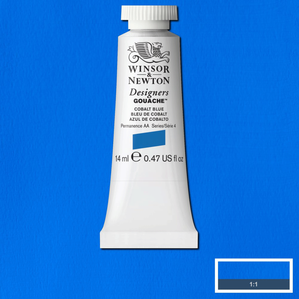 Winsor & Newton Designers' Gouache - 14ml Tube - Cobalt Blue