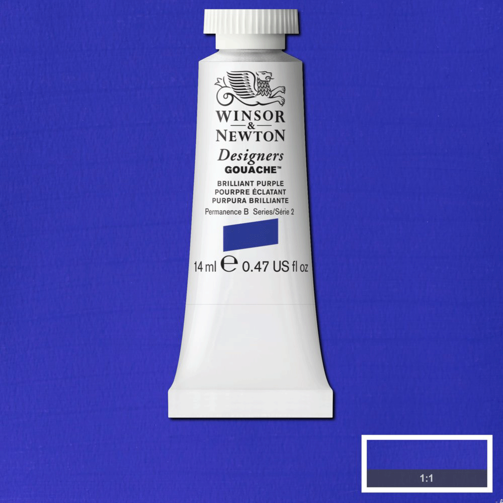 Winsor & Newton | Design Gouache | Brilliant Purple | 14mL