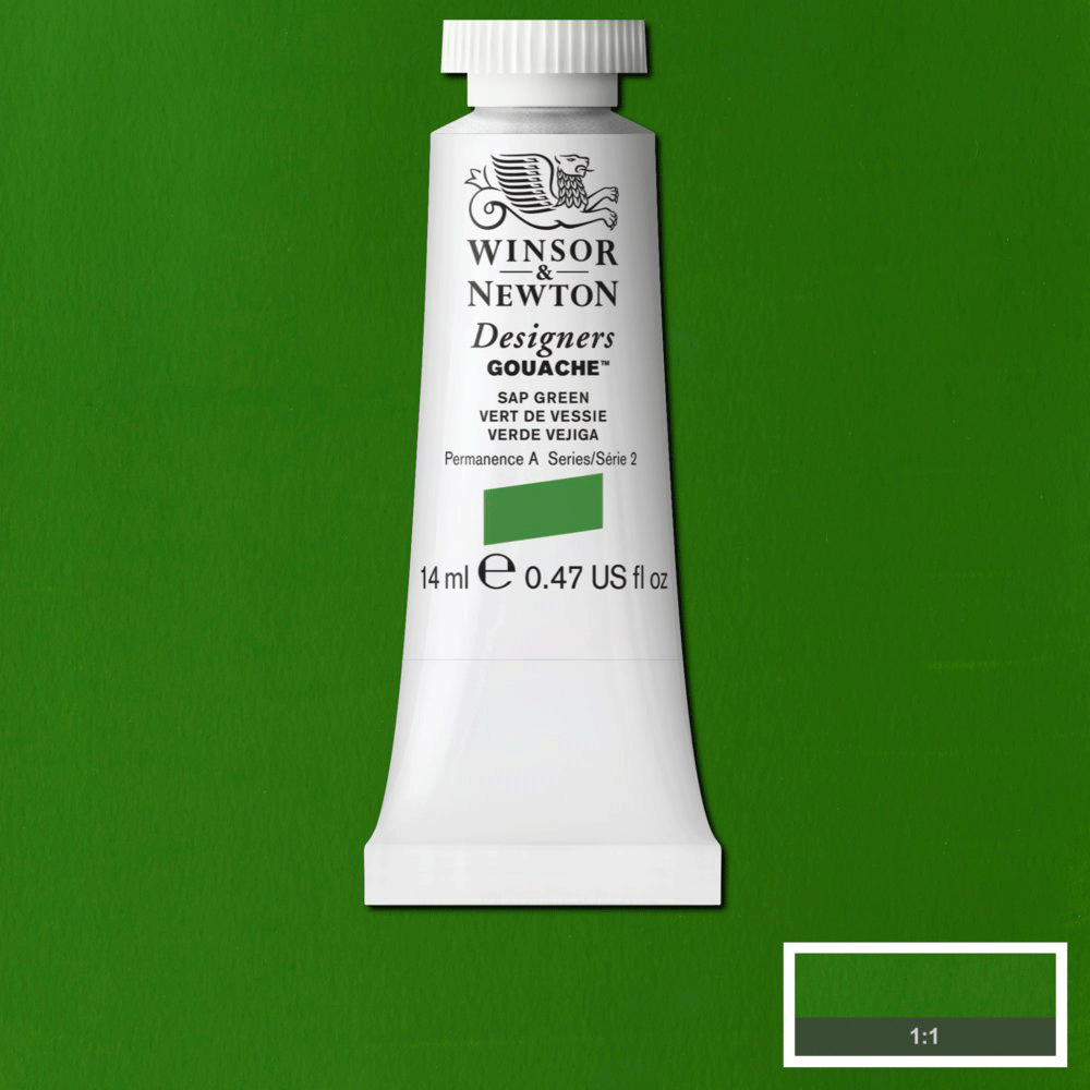 Winsor & Newton | Design Gouache | Sap Green | 14mL