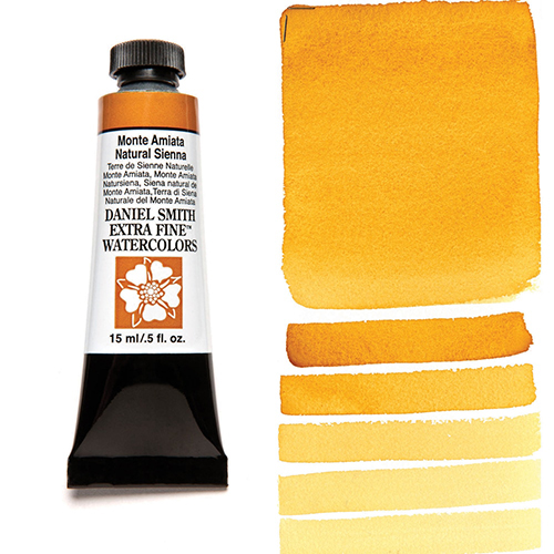 Daniel Smith Extra Fine Watercolor 15ml - Monte Amiata Natural Sienna