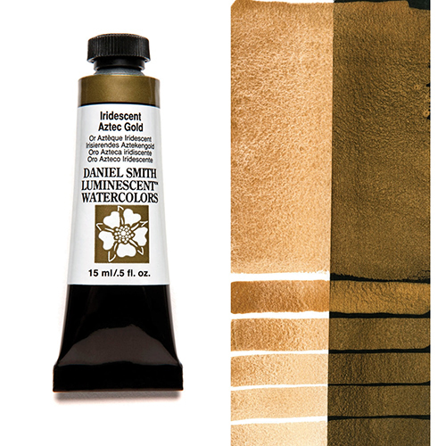 Daniel Smith Luminescent Watercolor 15ml - Iridescent Aztec Gold