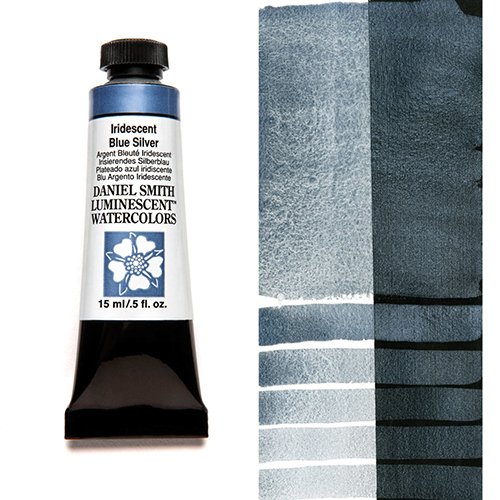 Daniel Smith Luminescent Watercolor 15ml - Iridescent Blue Silver