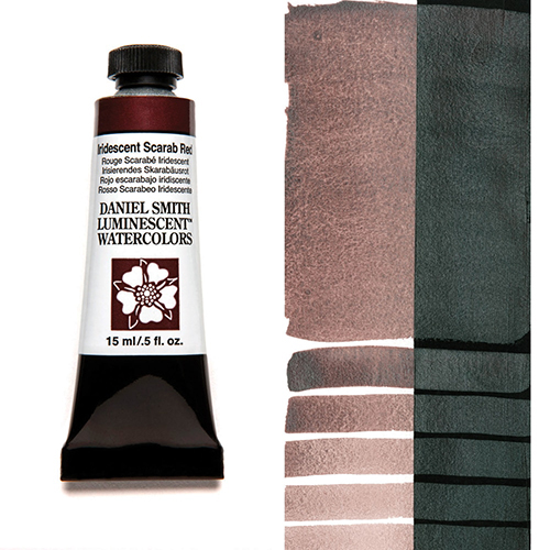 Daniel Smith Luminescent Watercolor 15ml - Iridescent Scarab Red