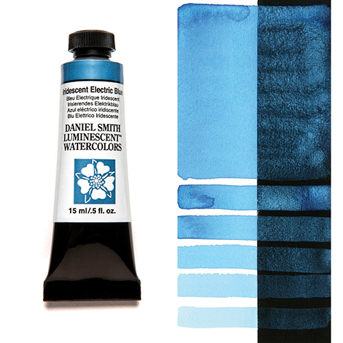 Daniel Smith Luminescent Watercolor 15ml - Iridescent Electric Blue