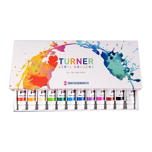 13pcs Turner Acrylic Gouache Prime Set, Hobbies & Toys, Stationary