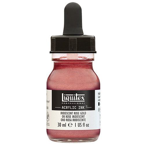 Liquitex Professional Acrylic Ink! – 30mL – Iridescent Rose Gold
