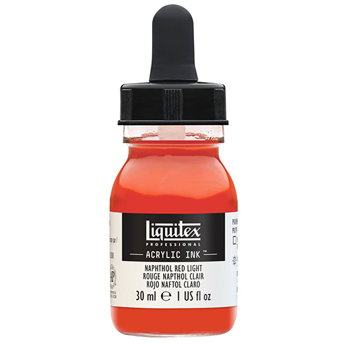  Liquitex Professional Acrylic Ink! – 30mL – Naphthol Red Light