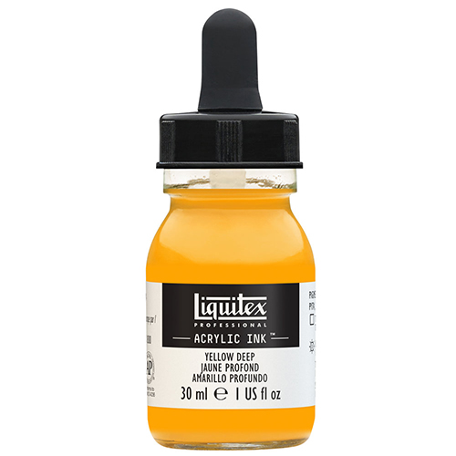Liquitex Professional Acrylic Ink! – 30mL – Yellow Deep