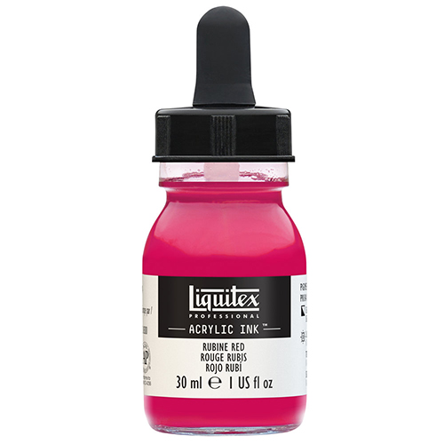 Liquitex Professional Acrylic Ink! – 30mL – Rubine Red