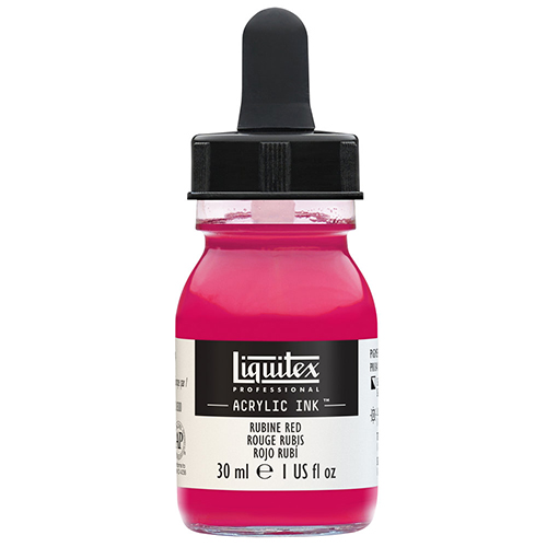 Liquitex Professional Acrylic Ink!  30mL  Rubine Red