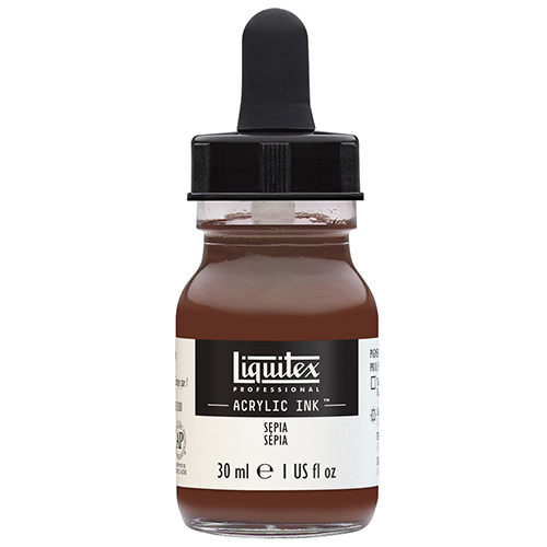  Liquitex Professional Acrylic Ink! – 30mL – Sepia