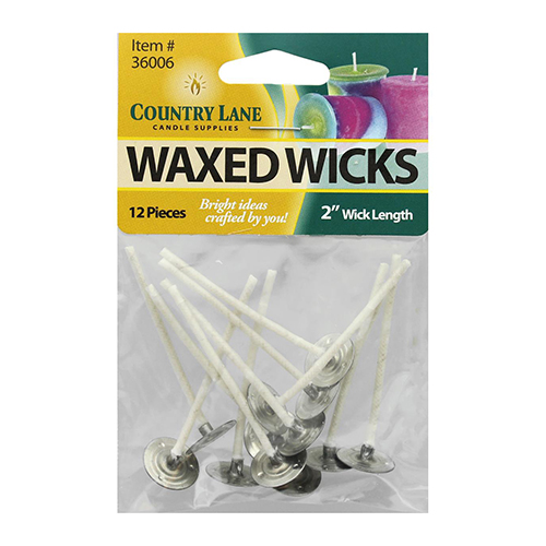 Country Lane - Waxed Wick - 2", 15mm, Pack of 12