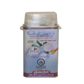 Clear Polyester Casting Resin 16oz With 5oz Cataly