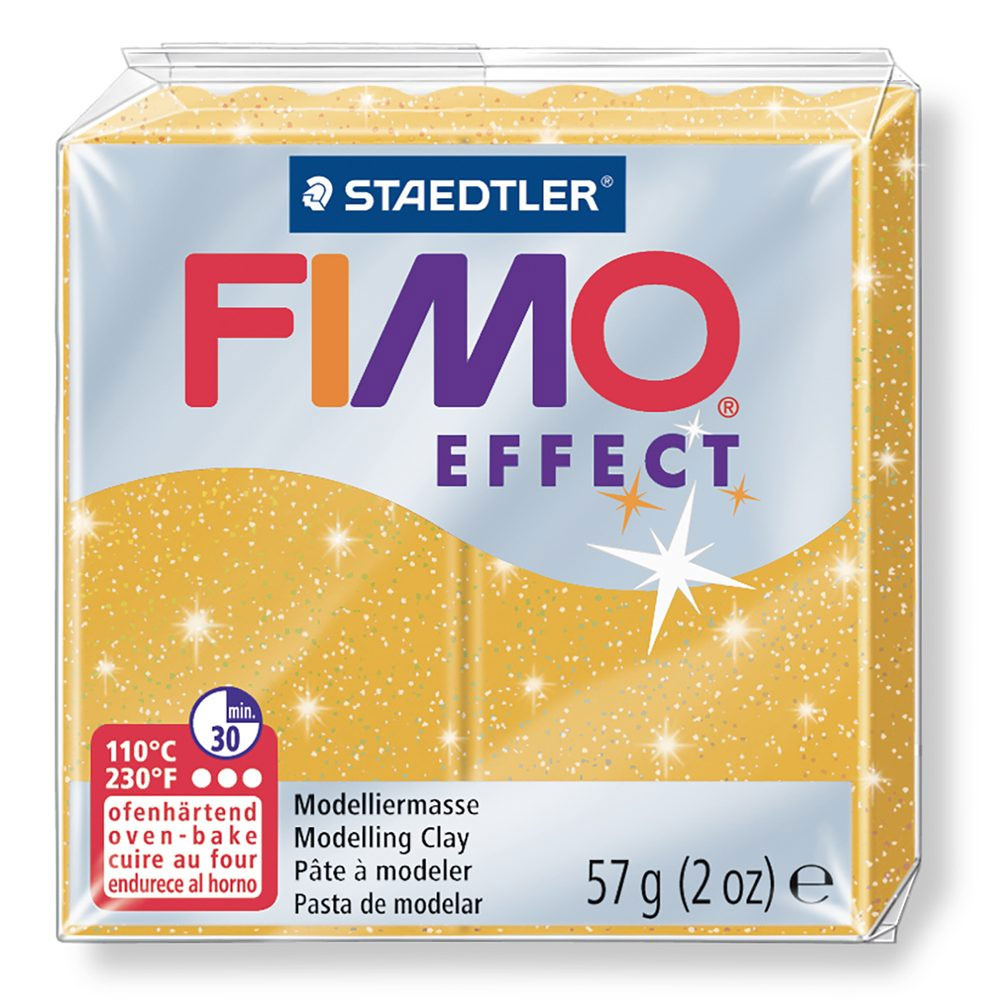 FIMO Effect - Glitter Gold - 2oz