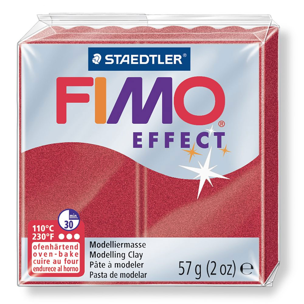 FIMO Soft - Metallic Ruby Red - 2oz