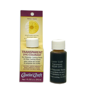 Transparent Yellow Dye 1oz, Carded