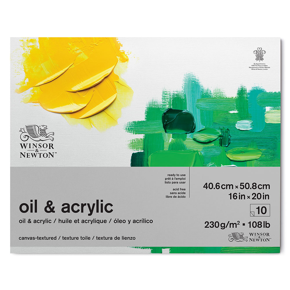 Winsor & Newton - Oil & Acrylic Pad - 108lb - 16" x 20"