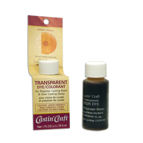 Transparent Amber Dye 1oz, Carded