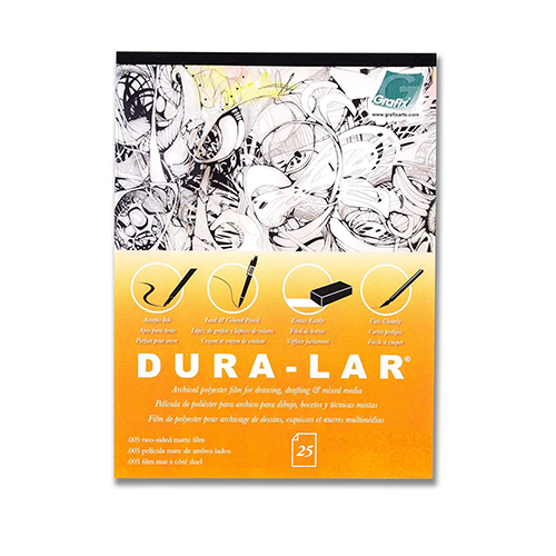 Grafix Dura-Lar Pad .005" Matte - 9" x 12"