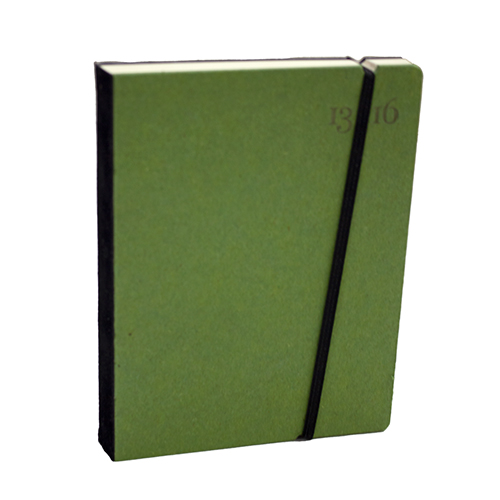 13 Note Planner 4x6 Green